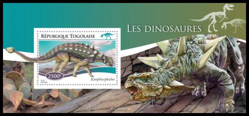 Poštová známka Togo 2014 Dinosaury Mi# Block 1099 Kat 10€