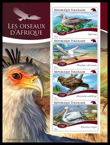 Poštové známky Togo 2014 Vtáci Mi# 6416-19 Kat 12€