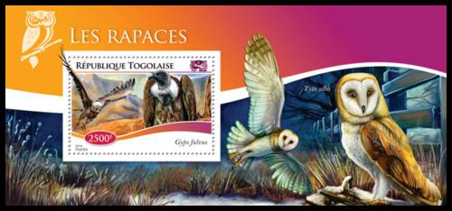 Poštová známka Togo 2014 Dravci Mi# Block 1102 Kat 10€