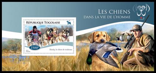 Poštová známka Togo 2014 Psy Mi# Block 1105 Kat 10€