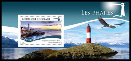 Poštová známka Togo 2014 Majáky Mi# Block 1106 Kat 10€