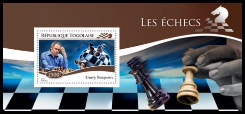 Poštová známka Togo 2014 Slavní šachisti Mi# Block 1114 Kat 10€