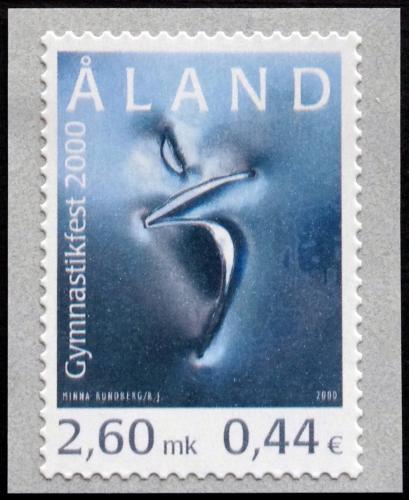Poštová známka Alandy 2000 Gymnastika Mi# 176