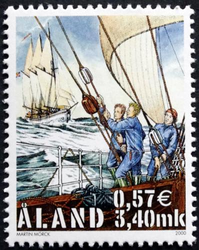 Poštová známka Alandy 2000 Jachting Mi# 177