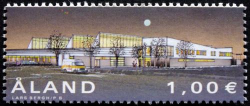 Poštová známka Alandy 2002 Nová pošta ve Sviby Mi# 202