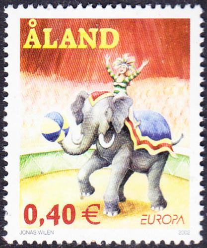 Potov znmka Alandy 2002 Eurpa CEPT, cirkus Mi# 208