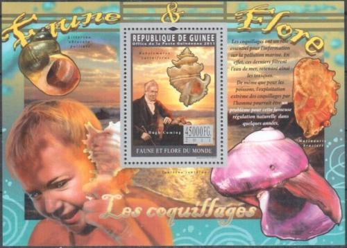 Poštovní známka Guinea 2011 Mušle Mi# Block 1939 Kat 18€