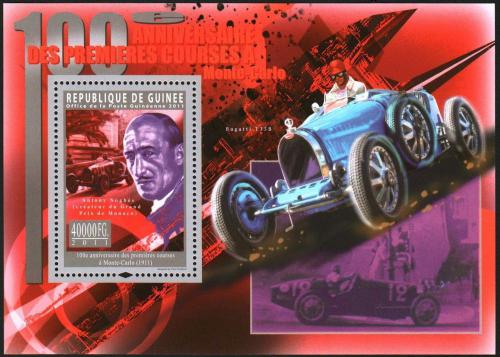 Poštová známka Guinea 2011 Závody Monte Carlo Mi# Block 1962 Kat 16€