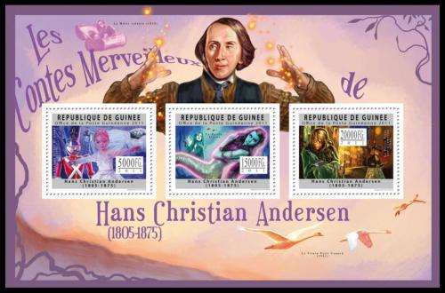 Poštové známky Guinea 2011 Rozprávky, Hans Christian Andersen Mi# 8921-23 Kat 16€