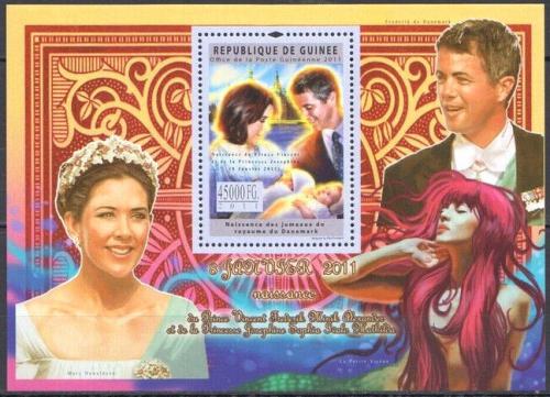 Poštová známka Guinea 2011 Dánská královská rodina Mi# Block 2042 Kat 18€