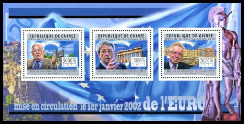 Poštové známky Guinea 2012 Vstup Eura, 10. výroèie Mi# 9091-93 Kat 16€