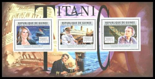 Poštové známky Guinea 2012 Potopení Titanicu, 100. výroèie Mi# 9099-9101 Kat 16€