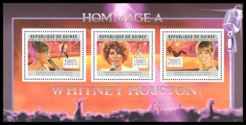 Poštové známky Guinea 2012 Whitney Houston Mi# 9131-33 Kat 16€