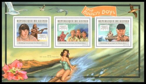 Poštové známky Guinea 2012 The Beach Boys Mi# 9416-18 Kat 18€