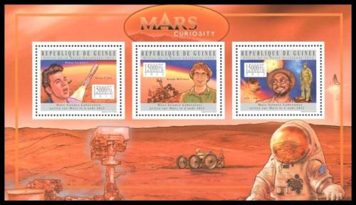 Poštové známky Guinea 2012 Prieskum Marsu Mi# 9443-45 Kat 18€