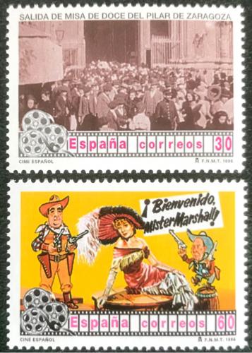 Poštové známky Španielsko 1996 Španìlský film, 100. výroèie Mi# 3257-58