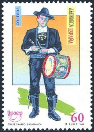Poštová známka Španielsko 1996 ¼udový kroj Salamanca Mi# 3298