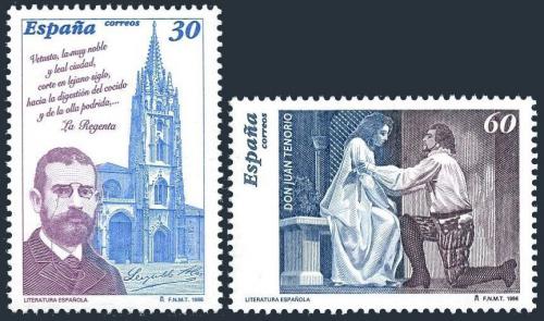 Poštové známky Španielsko 1996 Literatura Mi# 3302-03
