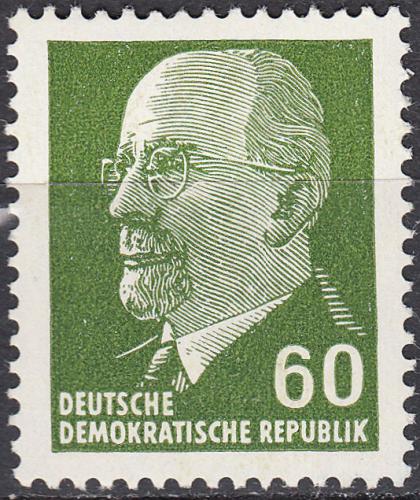 Potov znmka DDR 1964 Prezident Walter Ulbricht Mi# 1080