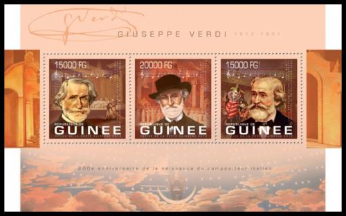 Potov znmky Guinea 2013 Giuseppe Verdi Mi# 9870-72 Kat 20 - zvi obrzok