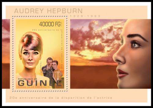 Potov znmka Guinea 2013 Audrey Hepburn Mi# Block 2255 Kat 16