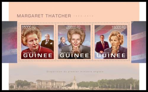 Potov znmky Guinea 2013 Margaret Thatcherov Mi# 9930-32 Kat 20 - zvi obrzok