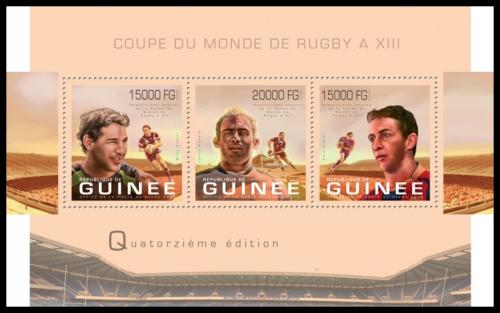 Poštové známky Guinea 2013 MS v rugby Mi# 9934-36 Kat 20€