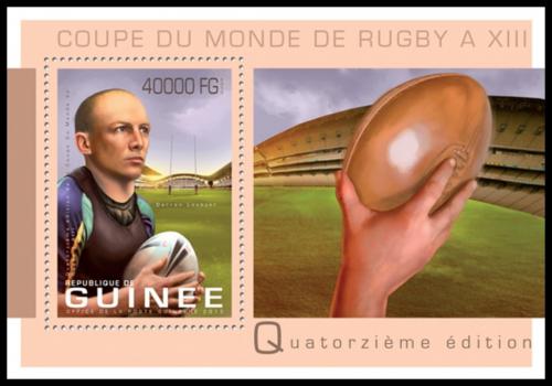 Poštová známka Guinea 2013 MS v rugby Mi# Block 2258 Kat 16€