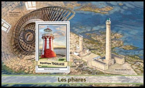 Poštová známka Togo 2017 Majáky Mi# Block 1408 Kat 14€