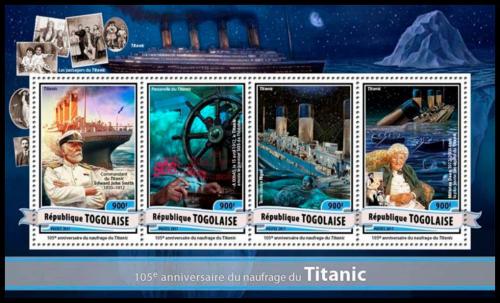 Poštové známky Togo 2017 Titanic Mi# 7989-92 Kat 14€