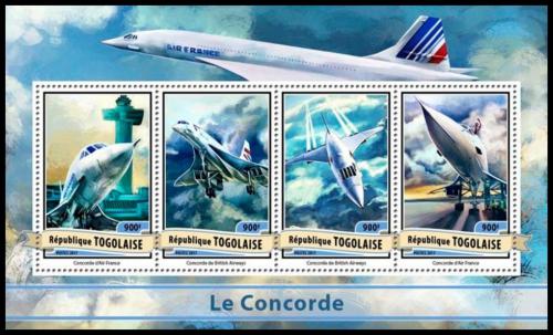 Poštové známky Togo 2017 Concorde Mi# 8004-07 Kat 14€