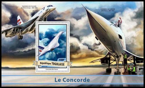 Poštová známka Togo 2017 Concorde Mi# Block 1412 Kat 14€