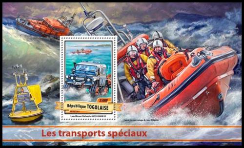 Poštová známka Togo 2017 Záchranári Mi# Block 1416 Kat 14€