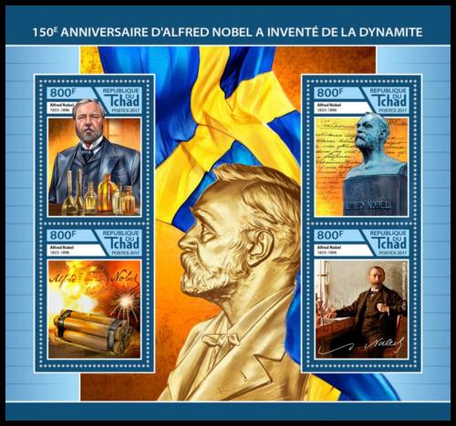 Poštové známky Èad 2017 Vynález dynamitu, 150. výroèie Mi# 3146-49 Kat 13€