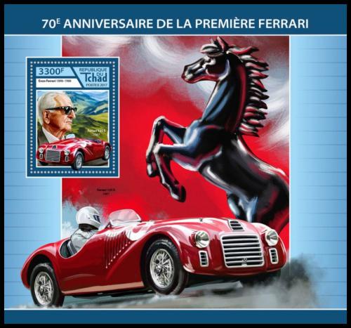Poštová známka Èad 2017 Ferrari Mi# Block 735 Kat 13€