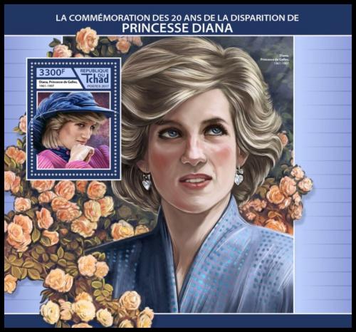 Poštová známka Èad 2017 Princezna Diana Mi# Block 737 Kat 13€