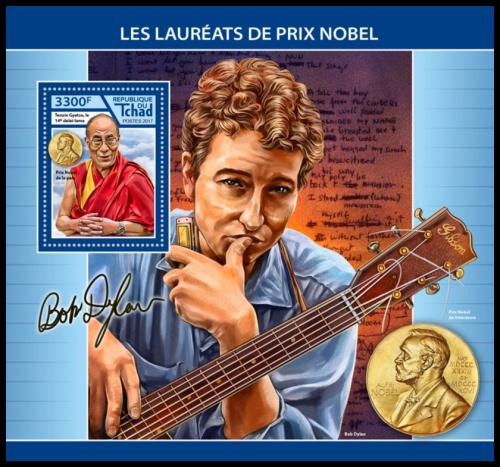 Poštová známka Èad 2017 Laureáti Nobelovy ceny Mi# Block 739 Kat 13€