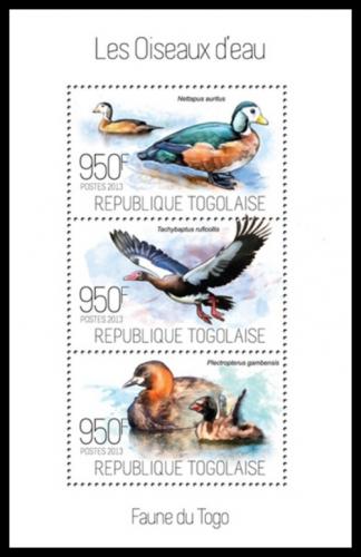Poštové známky Togo 2013 Vodní ptáci Mi# 5251-53 Kat 11€