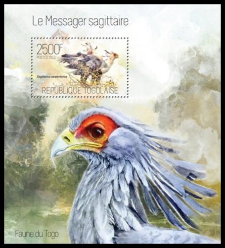Poštová známka Togo 2013 Hadylov písaø Mi# Block 874 Kat 10€