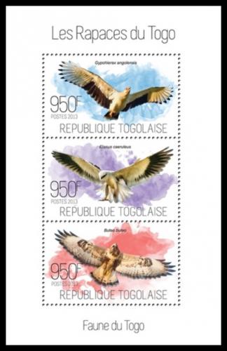 Poštové známky Togo 2013 Dravci Mi# 5263-65 Kat 11€