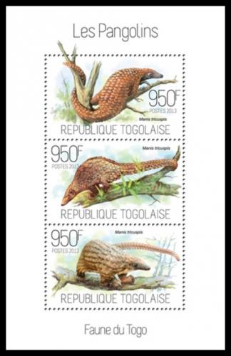 Poštové známky Togo 2013 Luskouni Mi# 5267-69 Kat 11€