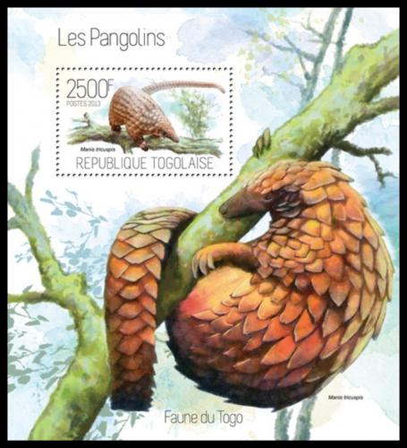 Poštová známka Togo 2013 Luskouni Mi# Block 876 Kat 10€