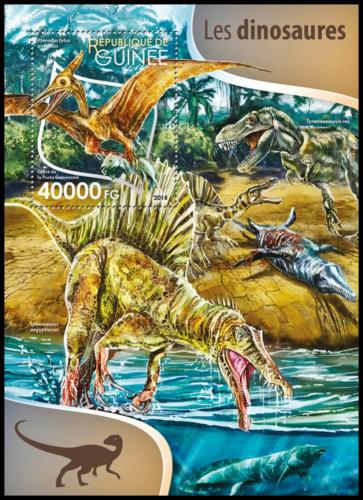 Poštová známka Guinea 2015 Dinosaury Mi# Block 2581 Kat 16€