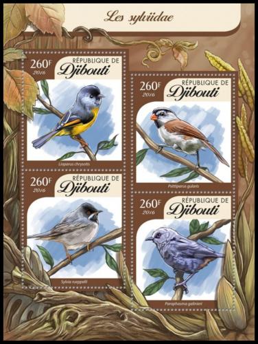 Poštové známky Džibutsko 2016 Pìnice Mi# 859-62 Kat 12€