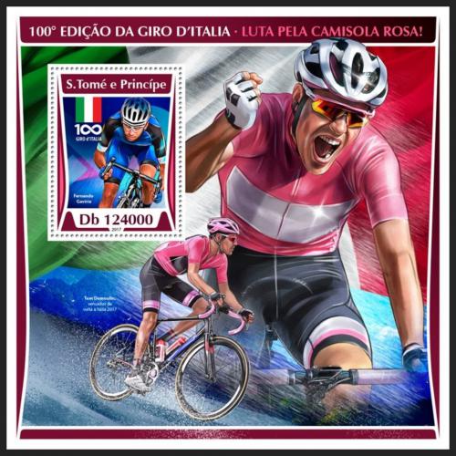 Potov znmka Svt Tom 2017 Giro dItalia Mi# Block 1309 Kat 12