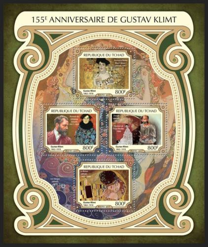 Poštové známky Èad 2017 Umenie, Gustav Klimt Mi# 2996-99 Kat 13€