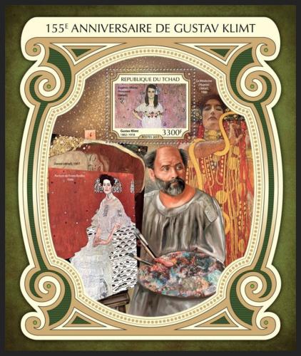 Poštová známka Èad 2017 Umenie, Gustav Klimt Mi# Block 699 Kat 13€