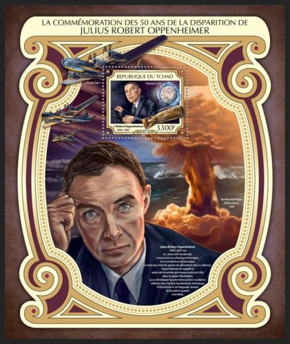 Poštová známka Èad 2017 Julius Robert Oppenheimer Mi# Block 710 Kat 13€