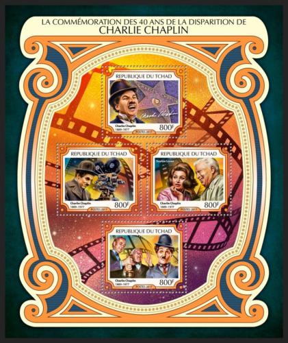 Poštové známky Èad 2017 Charlie Chaplin Mi# 3056-59 Kat 13€