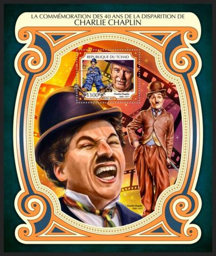 Poštová známka Èad 2017 Charlie Chaplin Mi# Block 711 Kat 13€